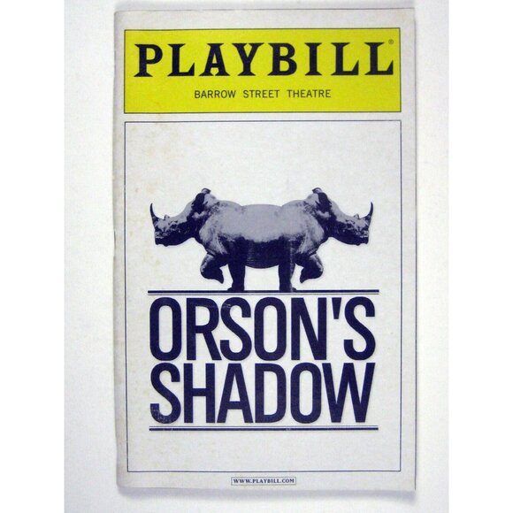Orson Shadow Playbill May 2005 Susan Bennett Austin Pendleton Tracy Letts - Picture 4 of 9